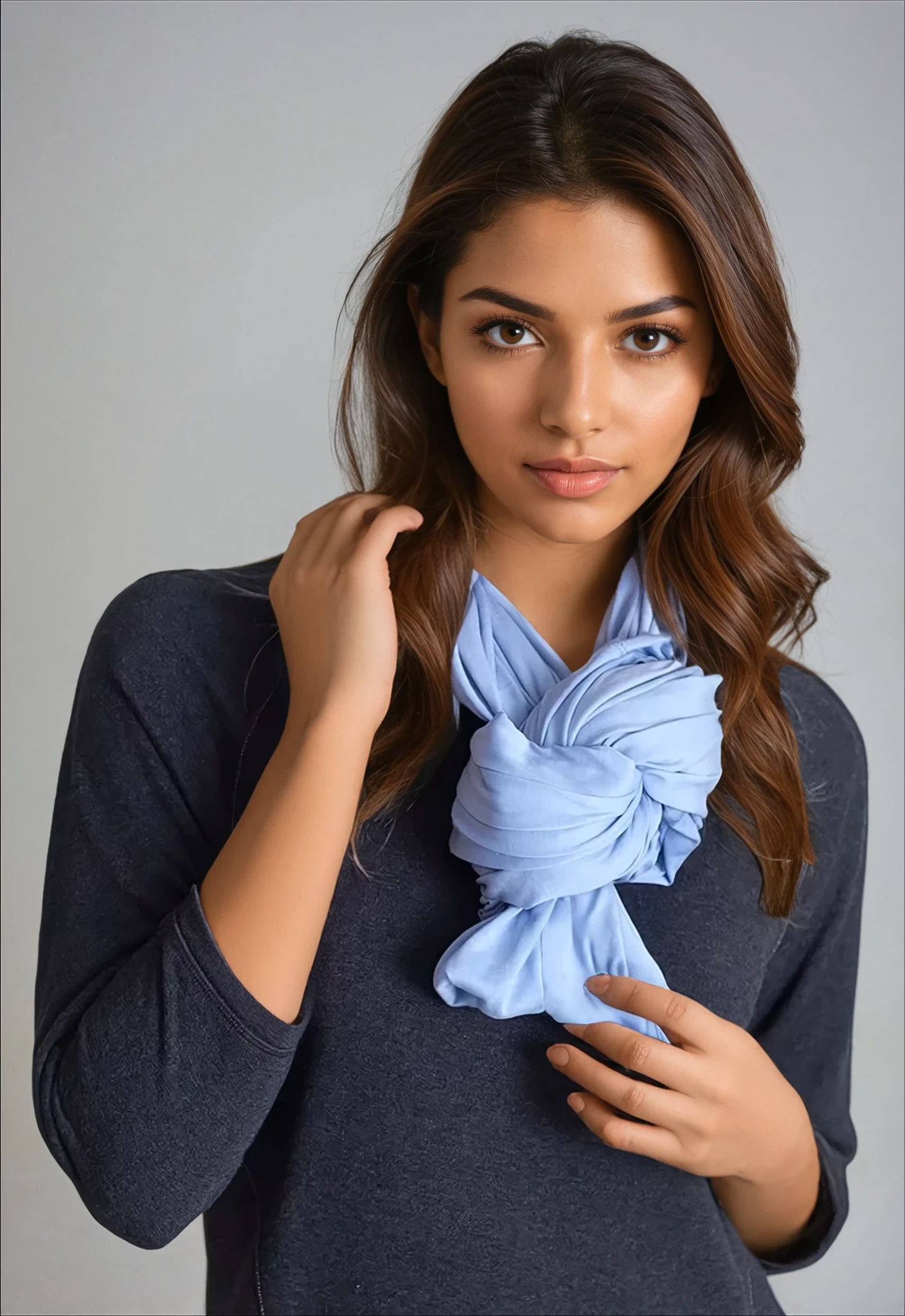 Buki Luxe Infinity Scarf — side view