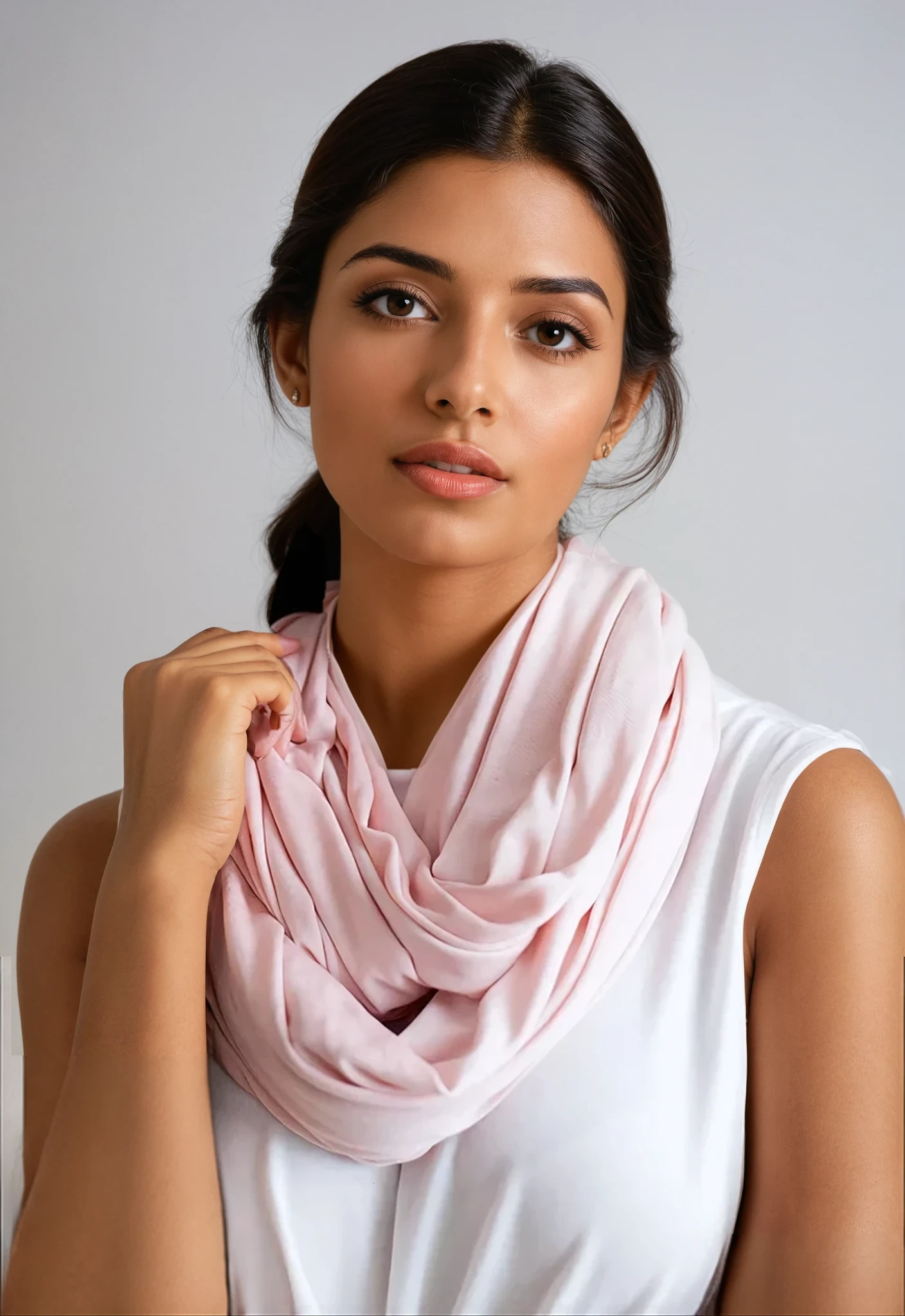 Buki Luxe Infinity Scarf — detail close-up