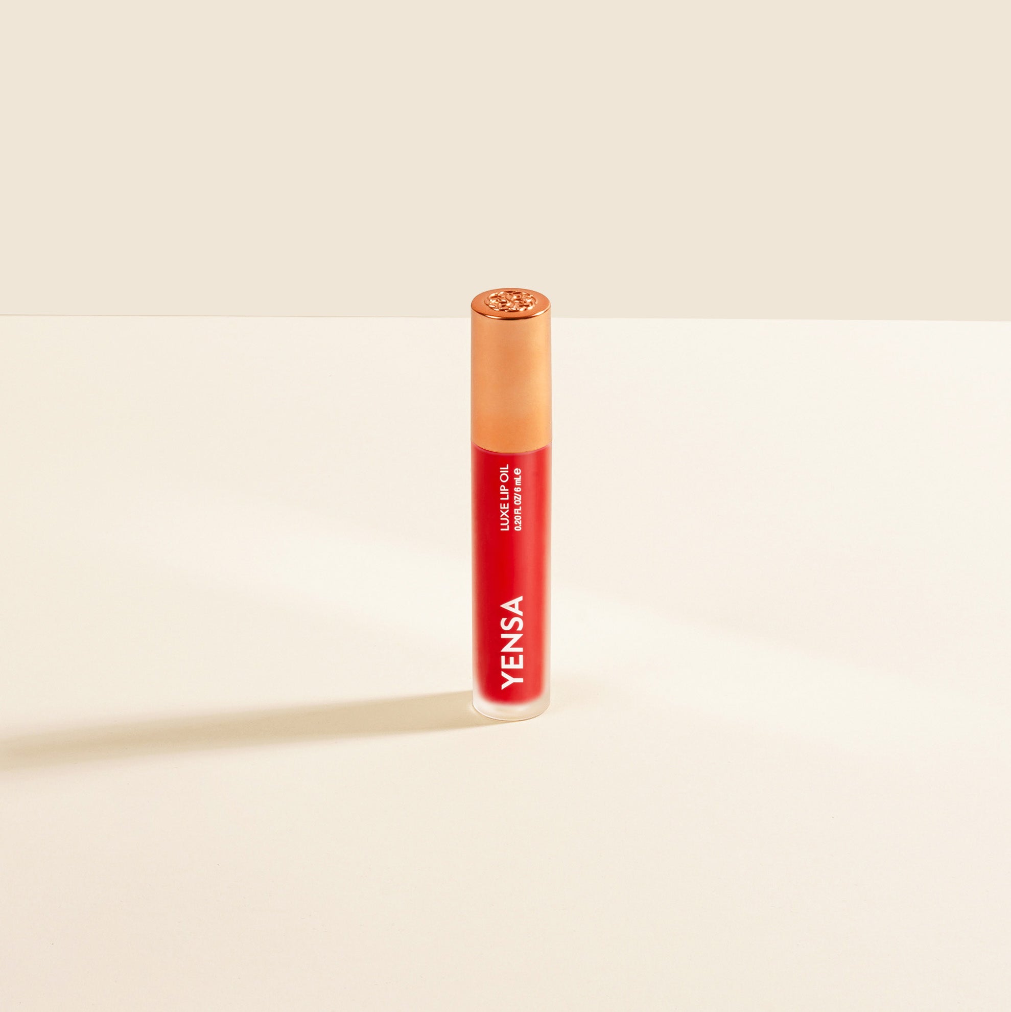 Luxe Lip Nourishing Oil with Hyaluronic + Vitamin E by YENSA — BC Complex peptide makeup product photo