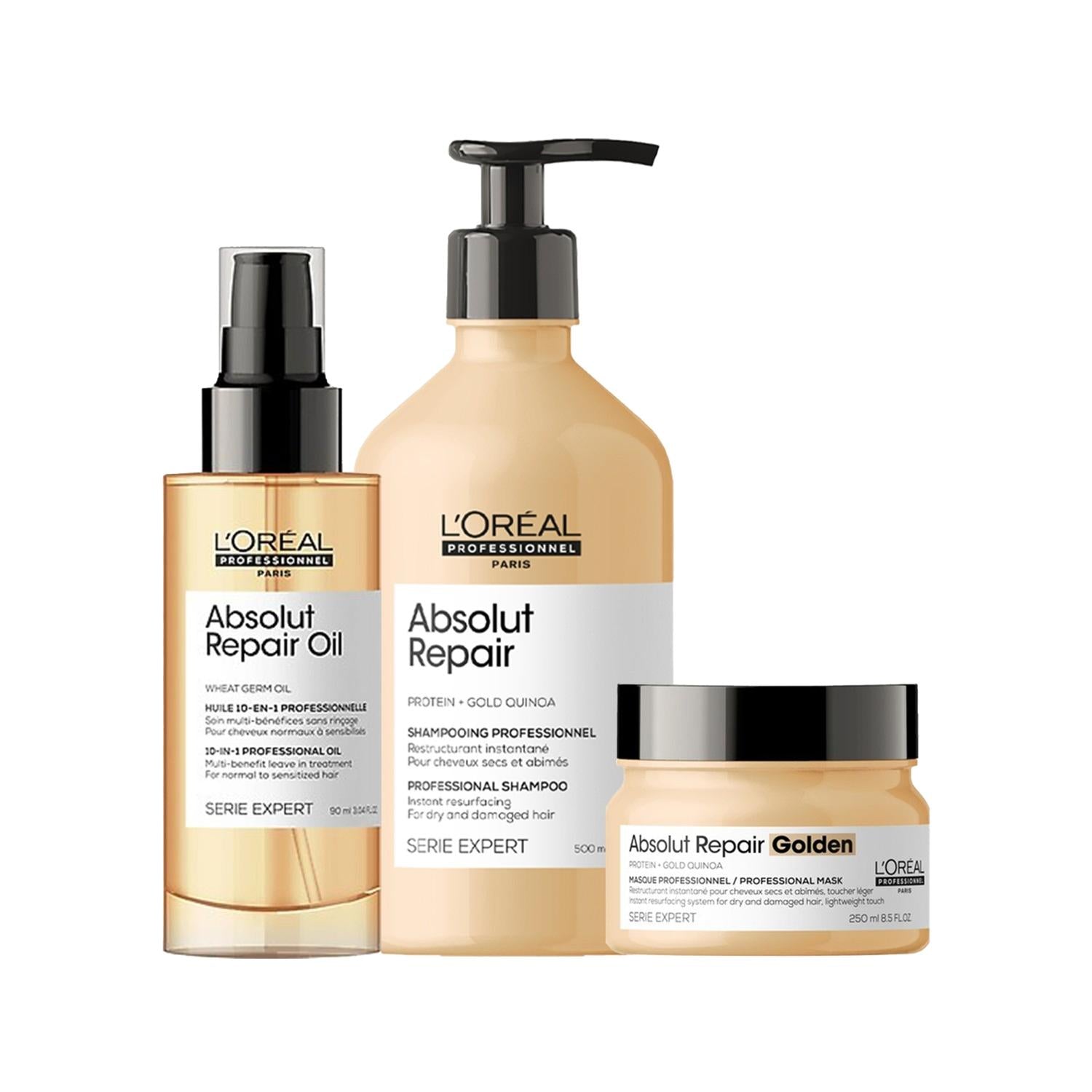 L'Oreal Professionnel Paris Serie Expert Absolut Repair Hair Repair Set for Damaged Hair