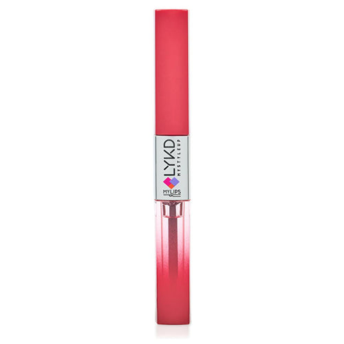 LYKD Double Sided Lipstick & Gloss: Long Lasting, Highly Pigmented Raspberry Lip Color & Non-Sticky Shine