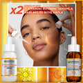 Garnier Vitamin C Face Serum - Brightening & Anti-aging Night Serum with Hyaluronic Acid