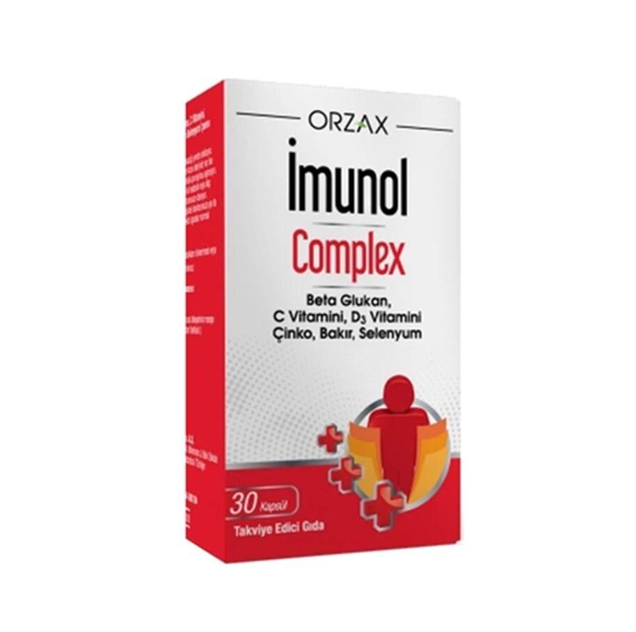İmunol Complex Beta Glucan Supplement - Boosts Immune System Support, 30 Capsules, Dietary Supplement for Health-Conscious Individuals