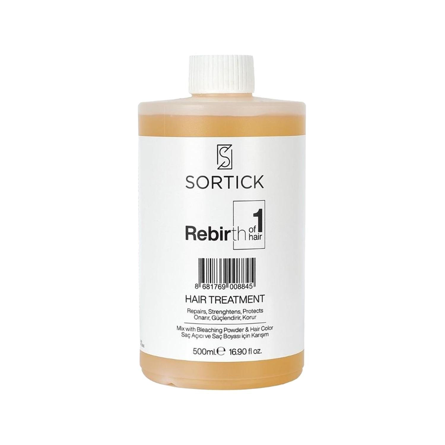 Sortick Rebirth No1 Hair Protective Care Liquid for Bleaching and Coloring - 500ml, Nourishes and Protects Hair