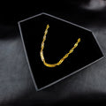 BodyCandy Stainless Steel Gold Tone PVD Twisted Luxe Chain Layering Necklace — main product shot