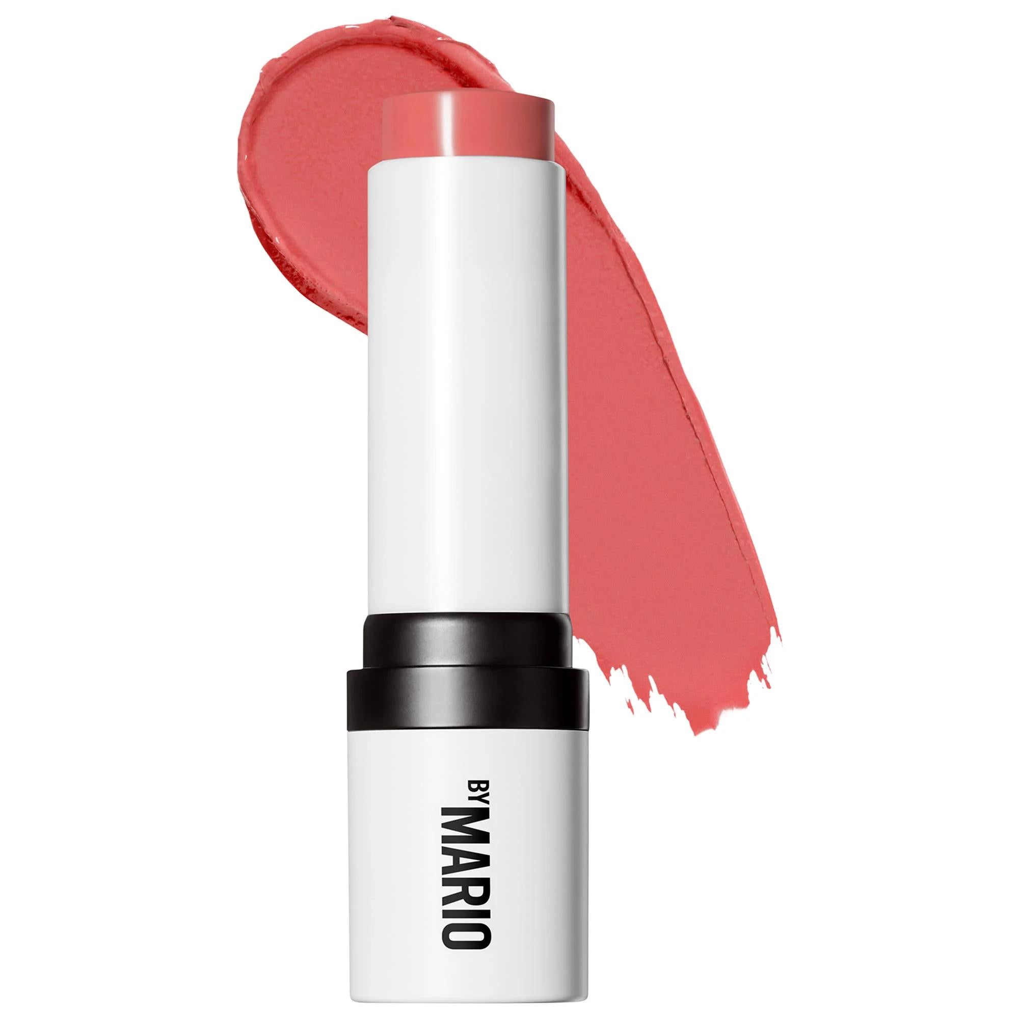 Mario Cream Blush Stick - Buildable Coverage, Dewy Finish, Cruelty-Free & Paraben-Free Makeup for Natural Flush