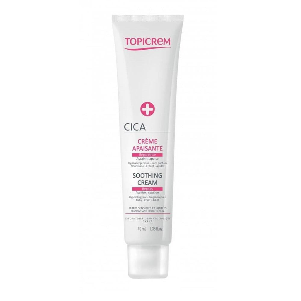 Topicrem Cica Repair Cream 40ml - Soothing Moisturizing Cream for Sensitive Skin, Dermatologically Tested