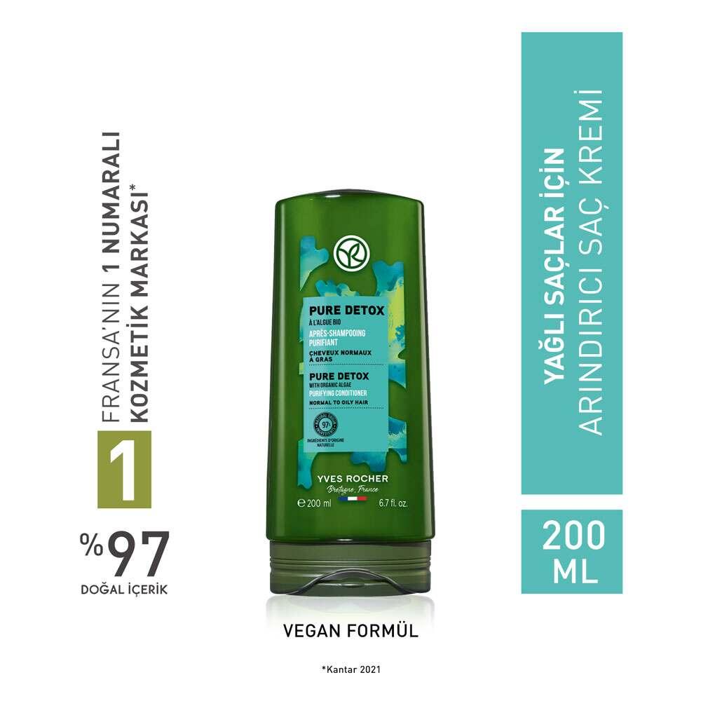Pure Detox Detox Hair Conditioner for Oily Hair - Organic, Natural, Lightweight Hair Care