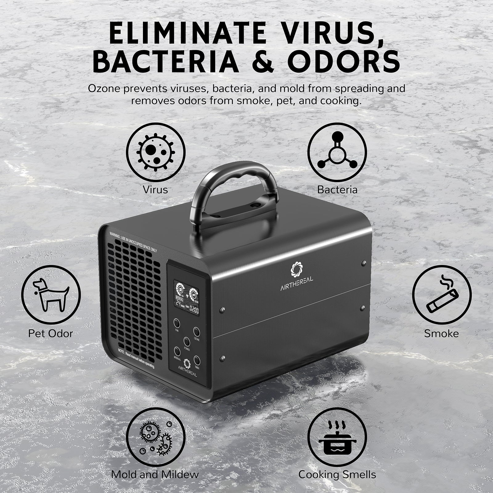 MA10K-PRO Smart WiFi Ozone Generator – Airthereal, view 6