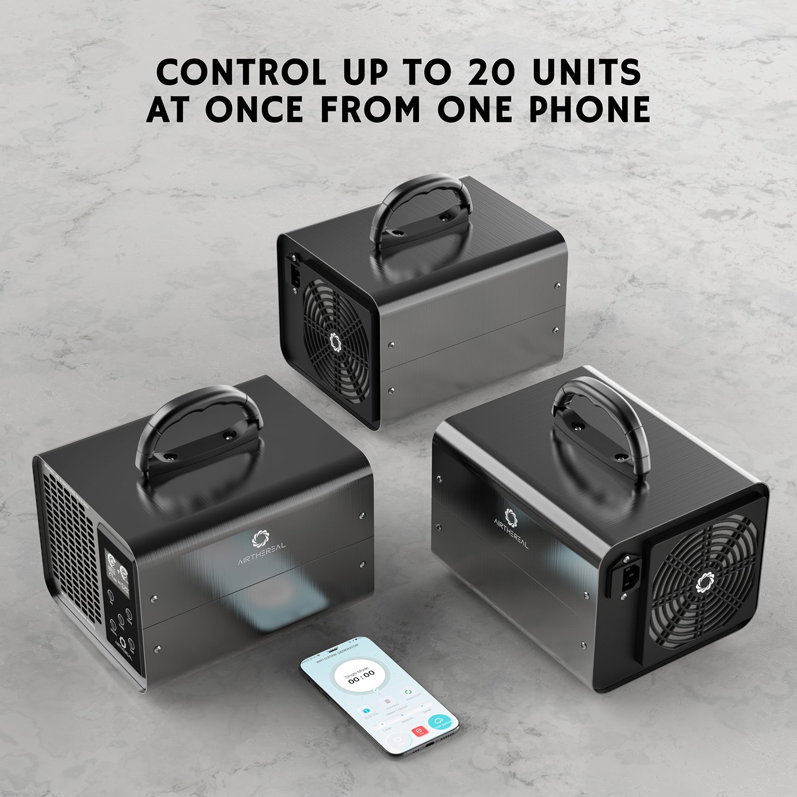 MA10K-PRO Smart WiFi Ozone Generator – Airthereal, view 4
