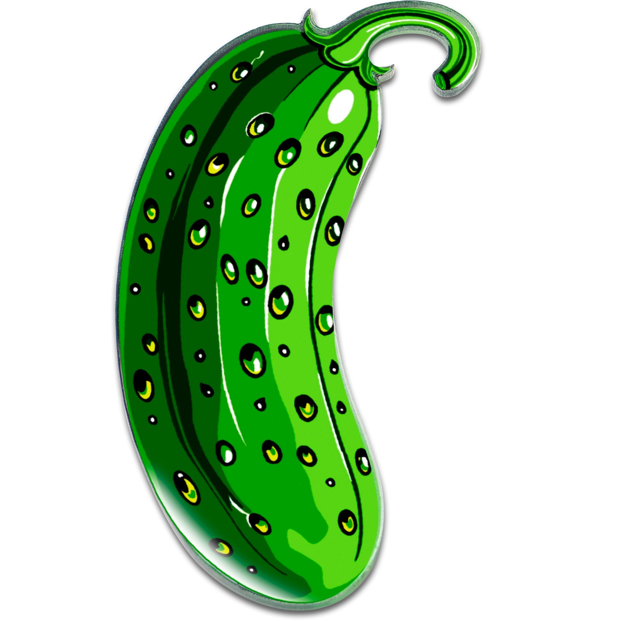 BodyCandy Acrylicious Funky Green Pickle Magnet by Onyx O — main product shot