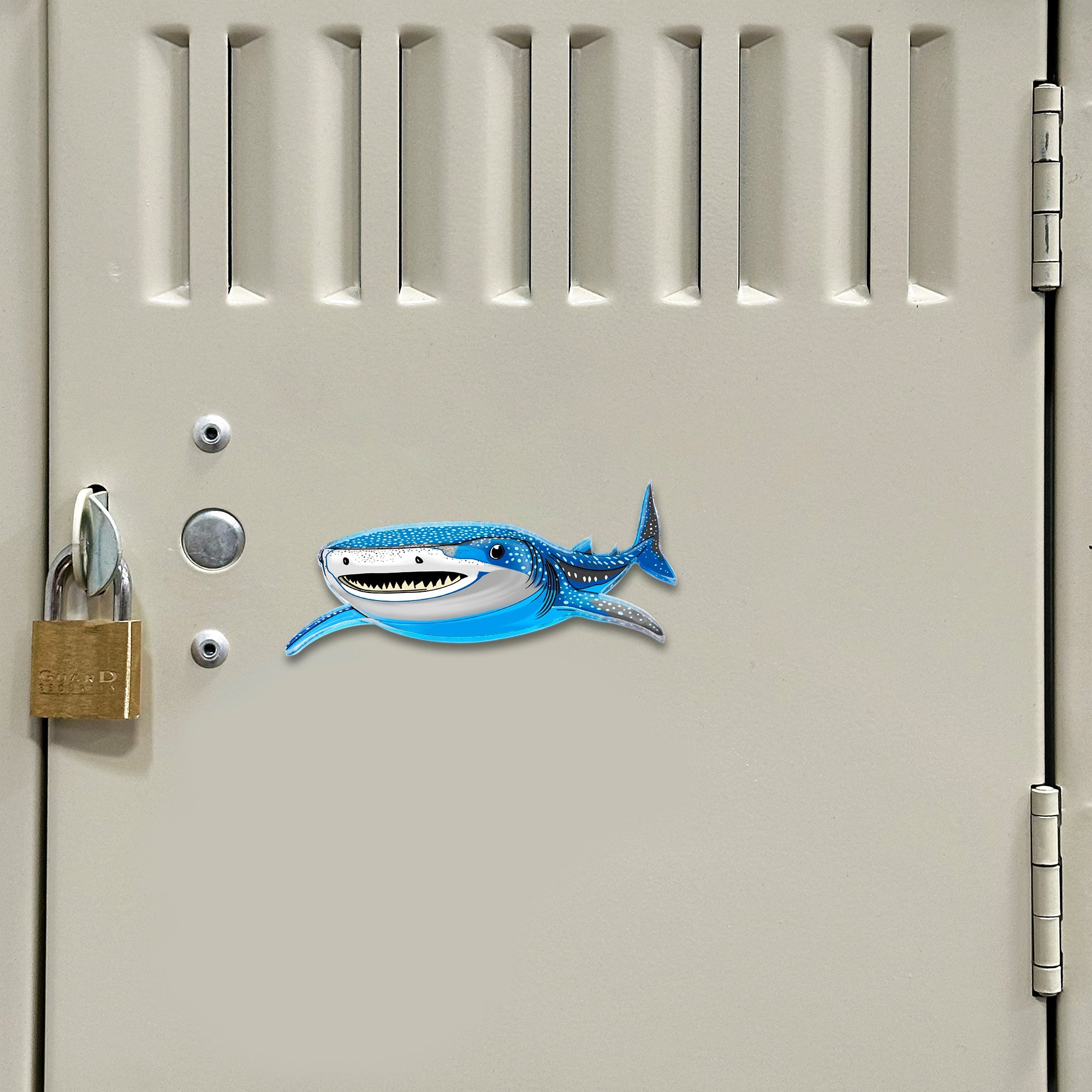 BodyCandy Acrylicious Attack Swimming Shark Magnet by Onyx O — detail close-up