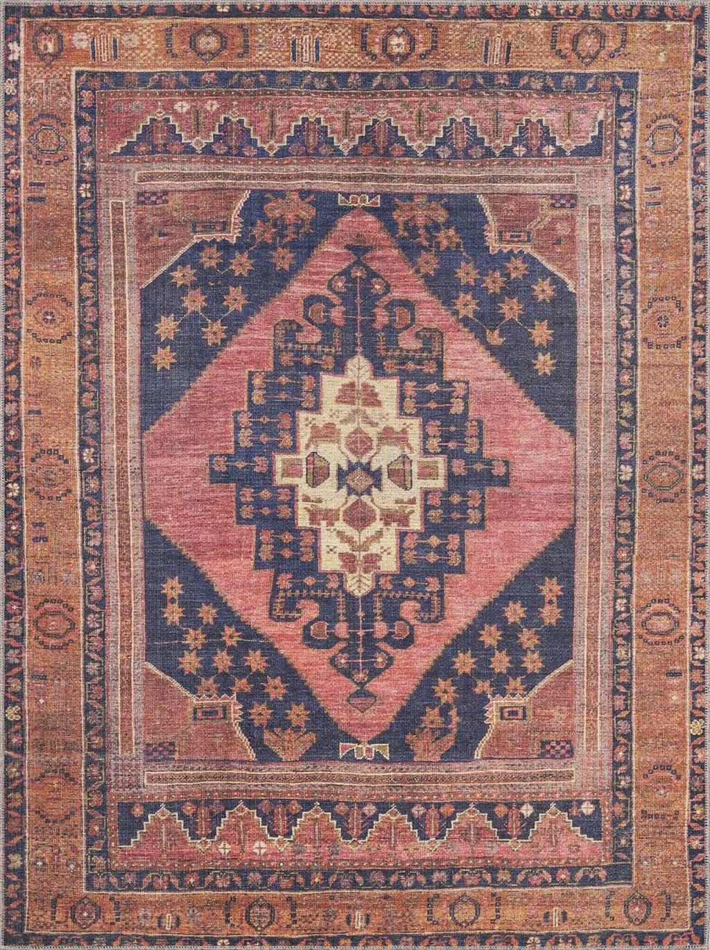 Malamote Vintage Flat Pile Washable Rug – Boutique Rugs