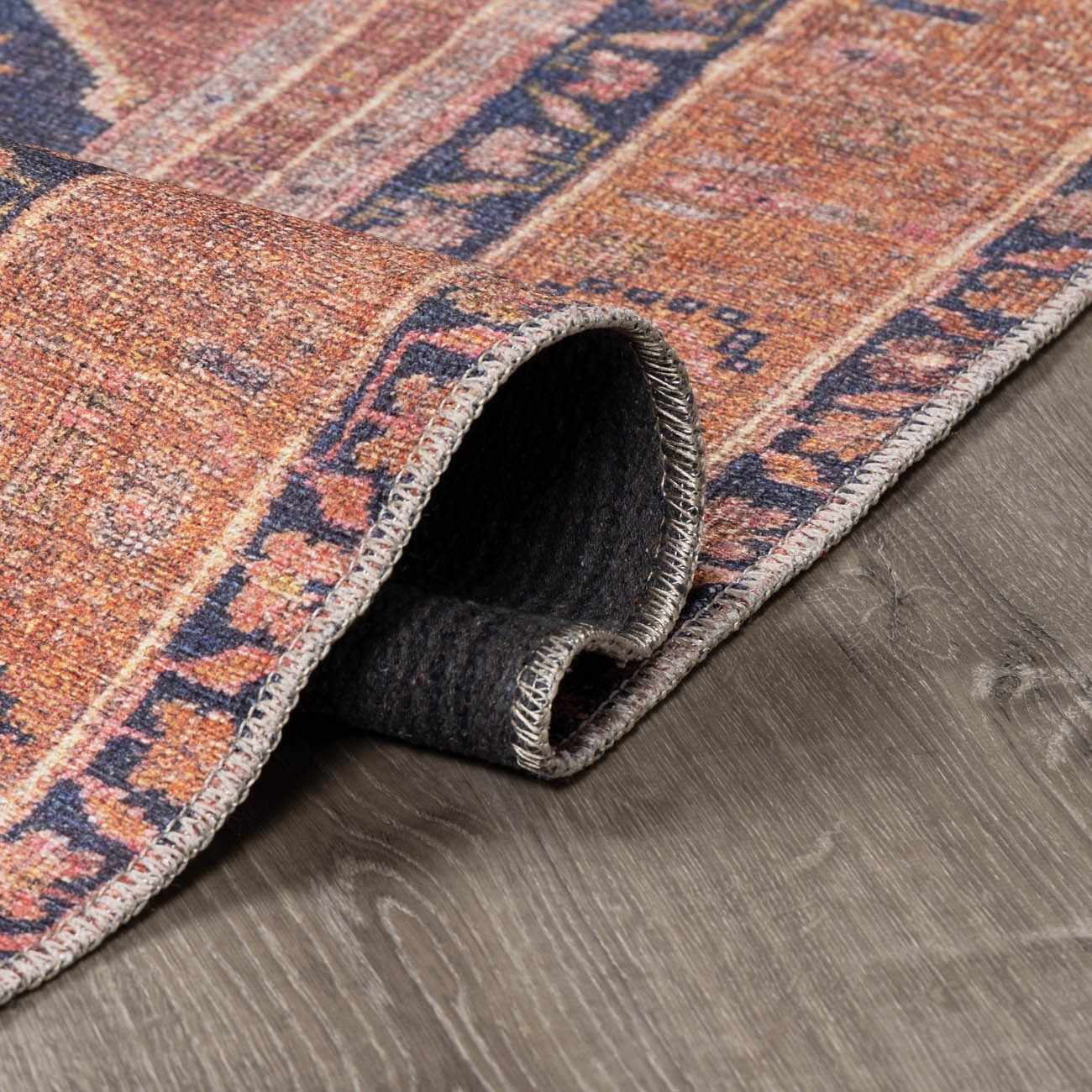 Malamote Vintage Flat Pile Washable Rug – Boutique Rugs, view 6