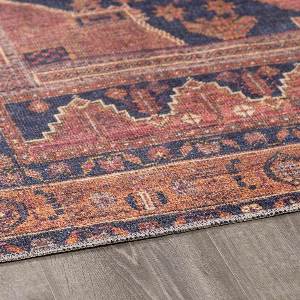 Malamote Vintage Flat Pile Washable Rug – Boutique Rugs, view 9