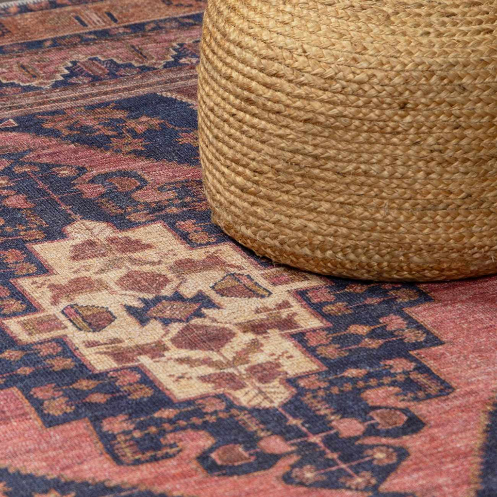 Malamote Vintage Flat Pile Washable Rug – Boutique Rugs, view 4