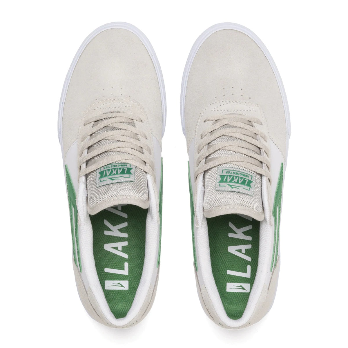 Lakai Shoes Manchester - White/Grass Suede