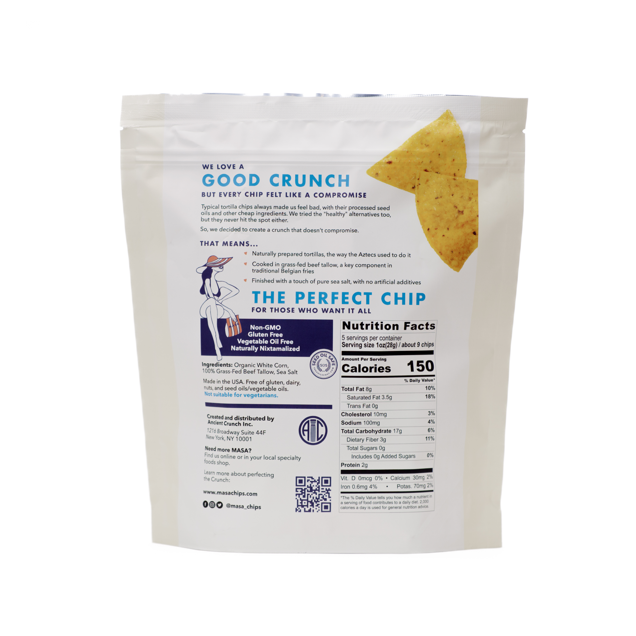MASA Chips MASA White — lifestyle context
