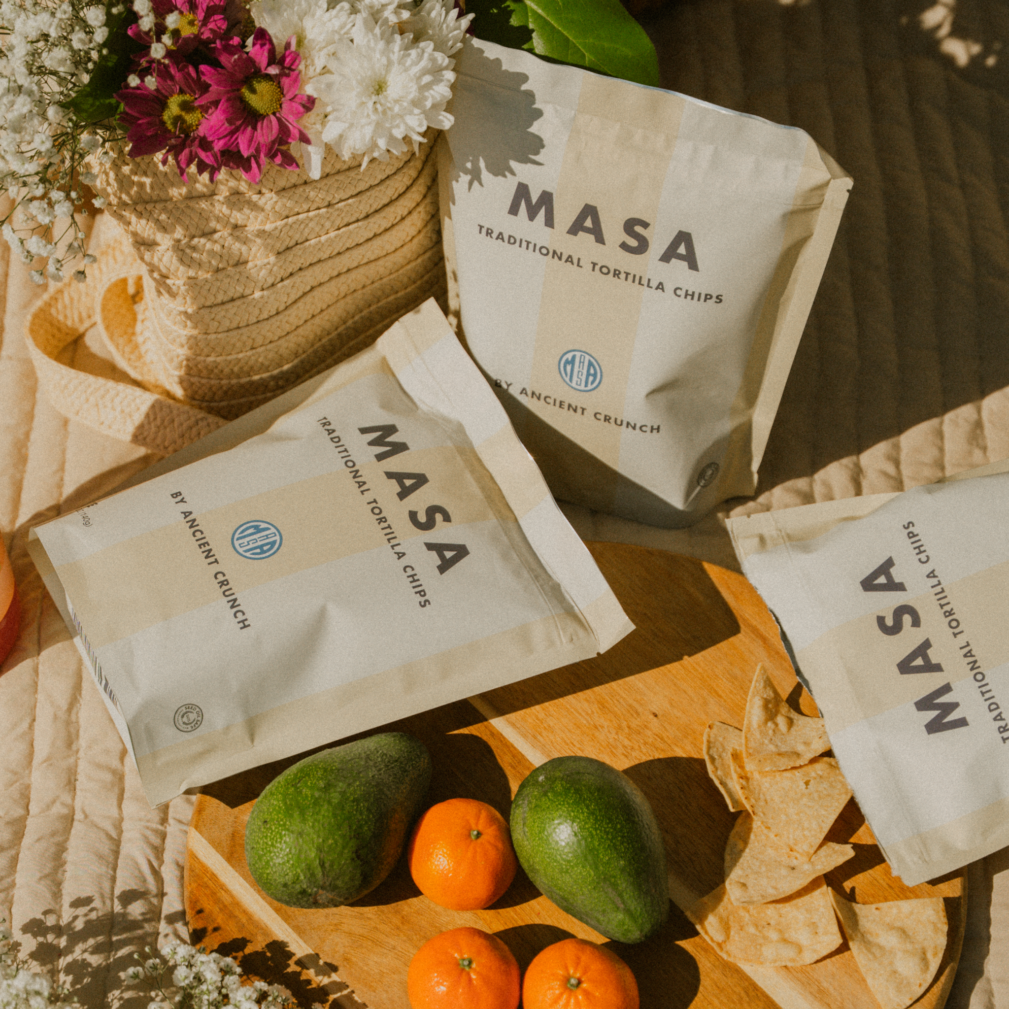MASA Chips MASA White — in-use photo
