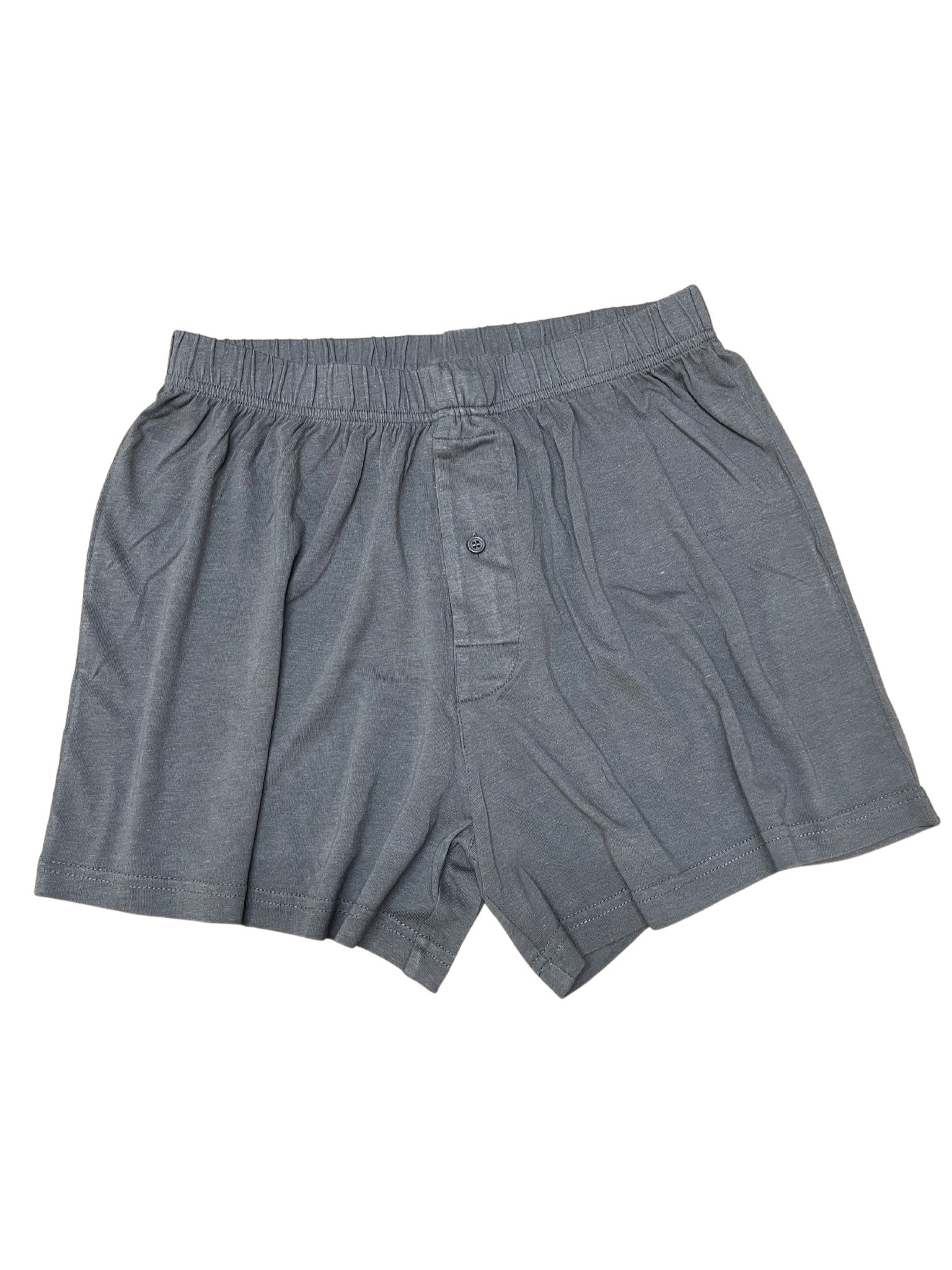 Spun Bamboo Men's Bamboo Viscose/Cotton Boxer Style Underwear Charcoal Grey Color - 5-pack — main product shot