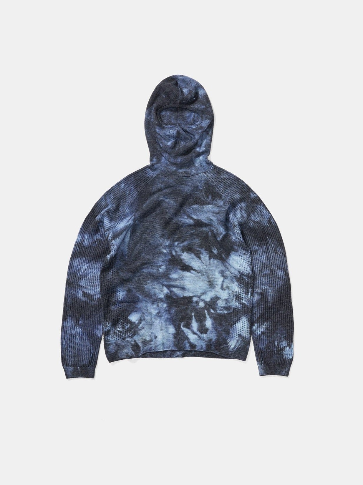 Holden Outerwear Balaclava Sweater - Navy Wave Dye — side view