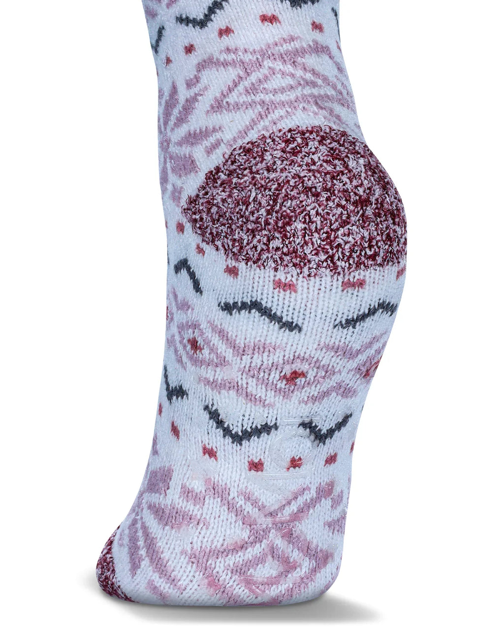 KADOU BOUTIQUE Women's Snowflake Buttersoft Plush Lined Crew Socks — lifestyle context