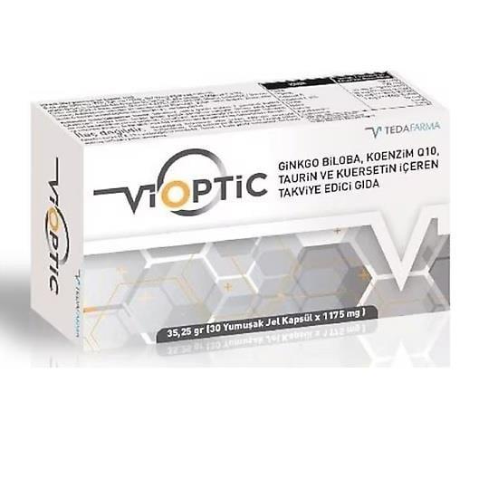 Vioptic: Ginkgo Biloba, CoQ10, Taurine, Quercetin - 30 Softgels