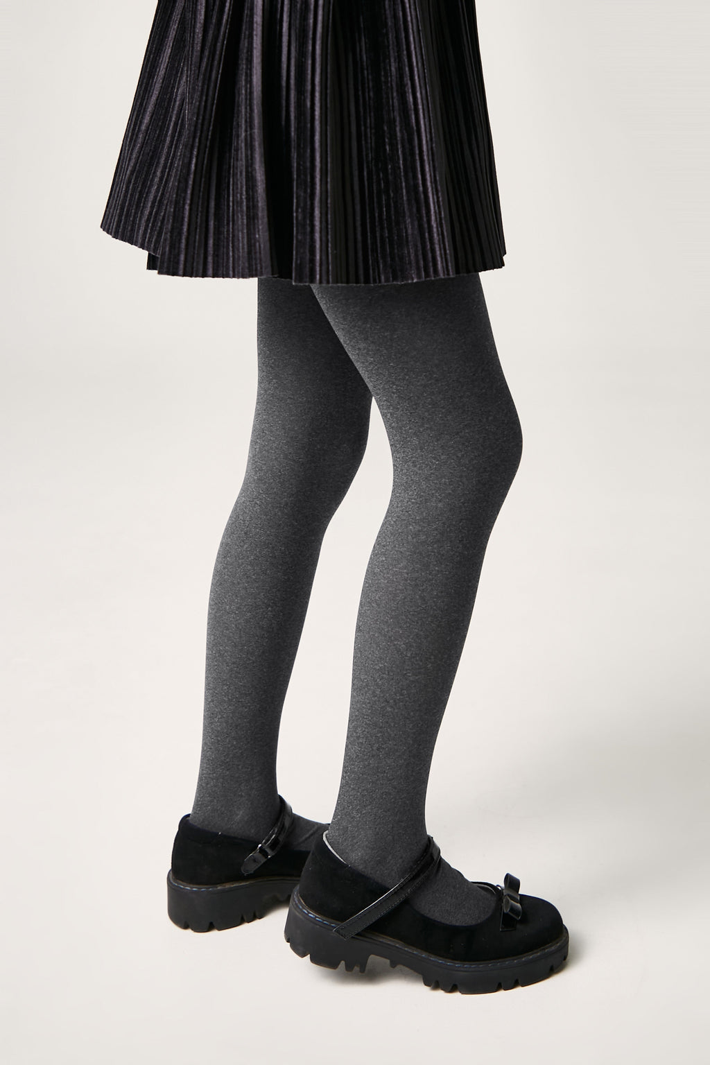 TheRanok.com Conte Tights for girls - Melange 50 Den — detail close-up