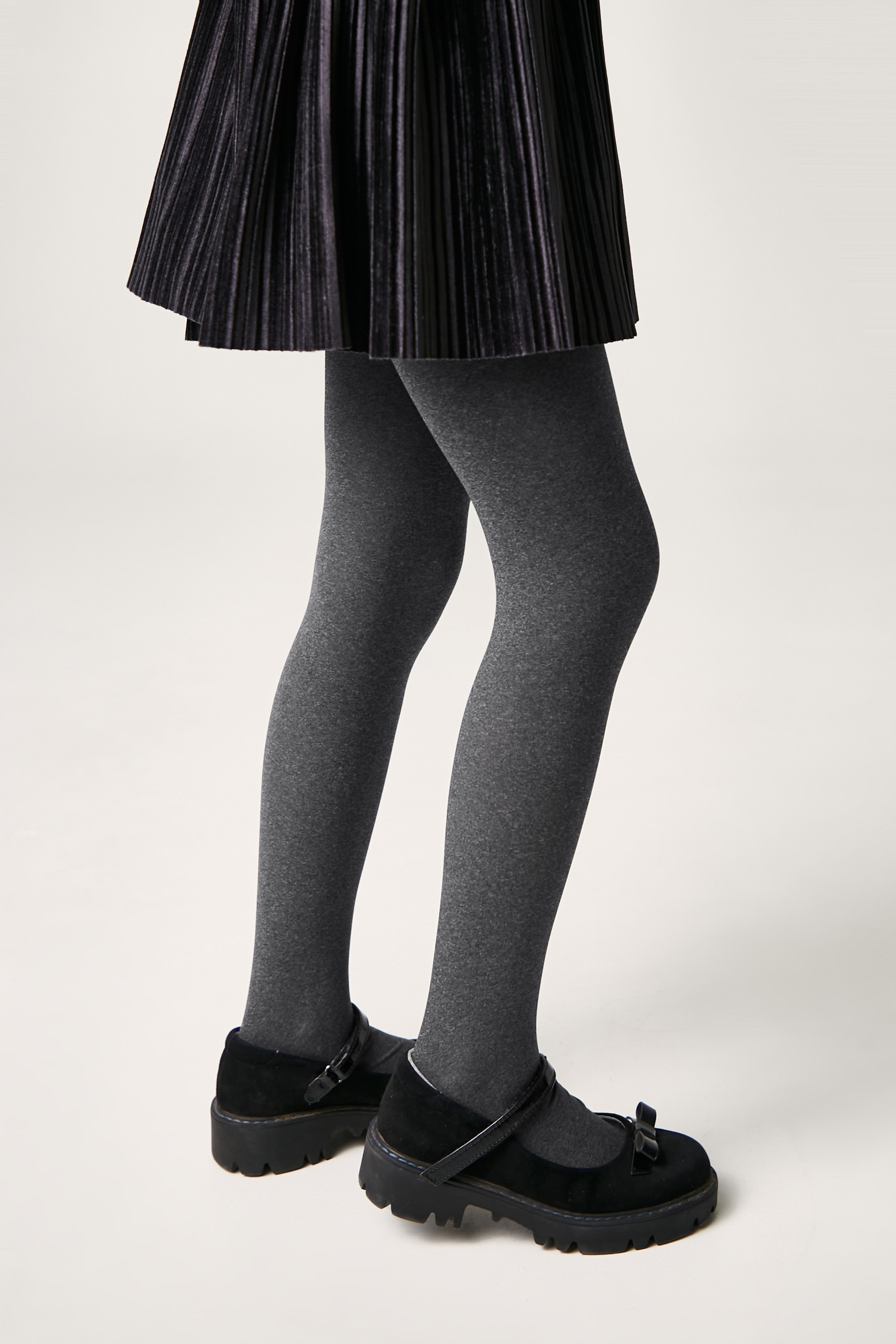 TheRanok.com Conte Tights for girls - Melange 50 Den — detail close-up