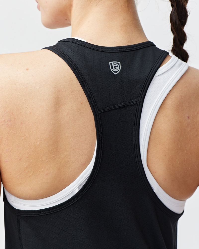 Goal Five Mesh It To Me Tank — color detail