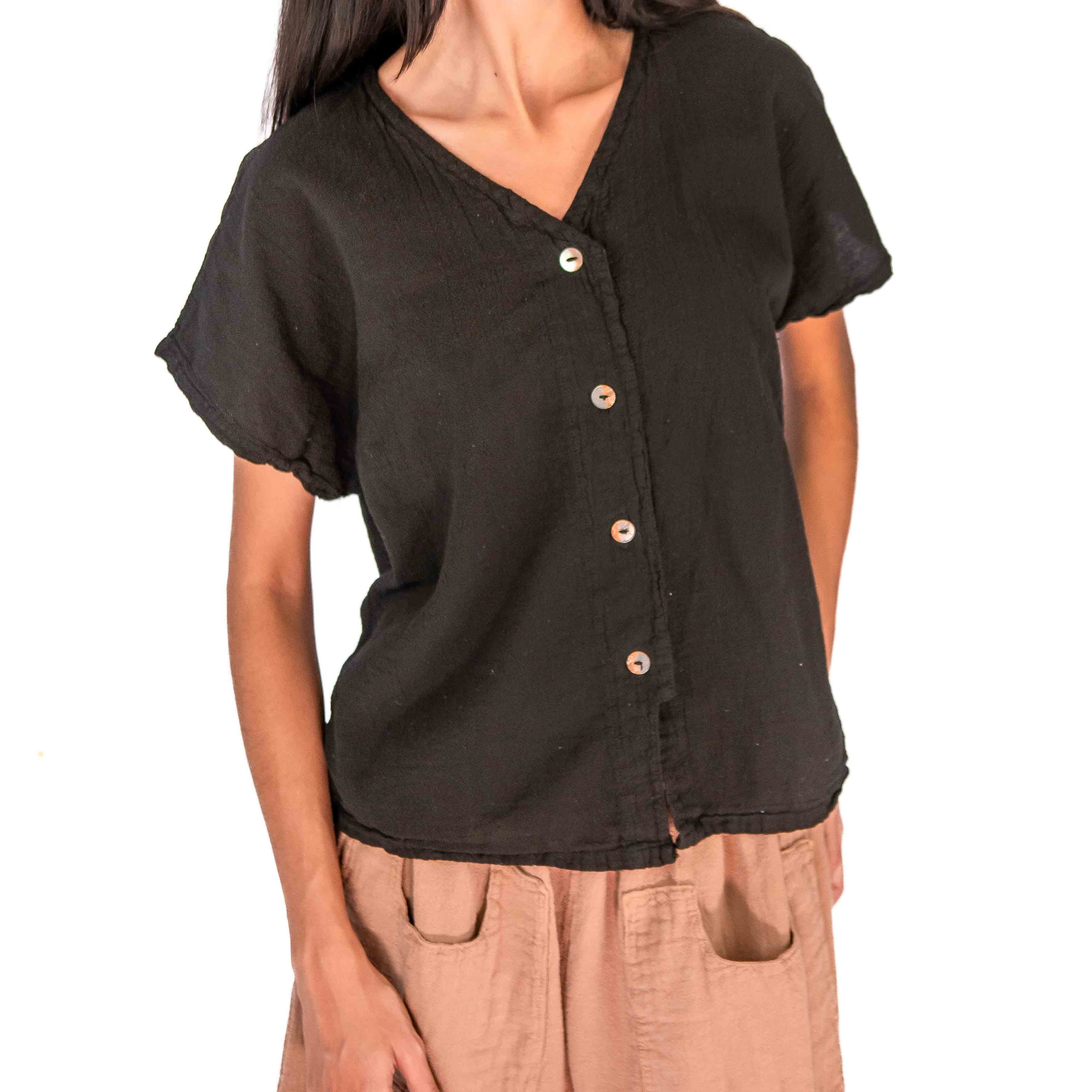 Constance Top -100% Cotton Gauze -  New Colors!