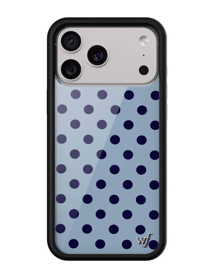 Polka Dot | Blue and Navy Blue iPhone Case