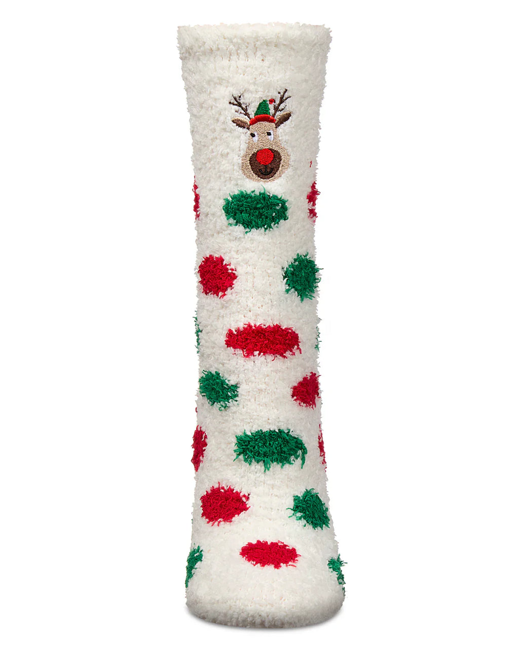 KADOU BOUTIQUE Christmas Mistletoe Cozy Socks In Ornament — back view