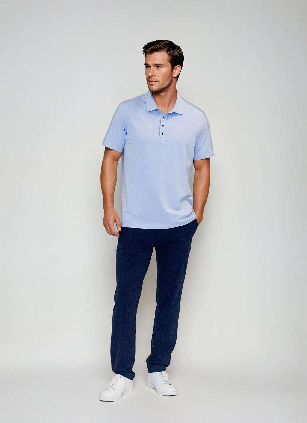 Buki Cinqo Polo - Cool Blue, view 6