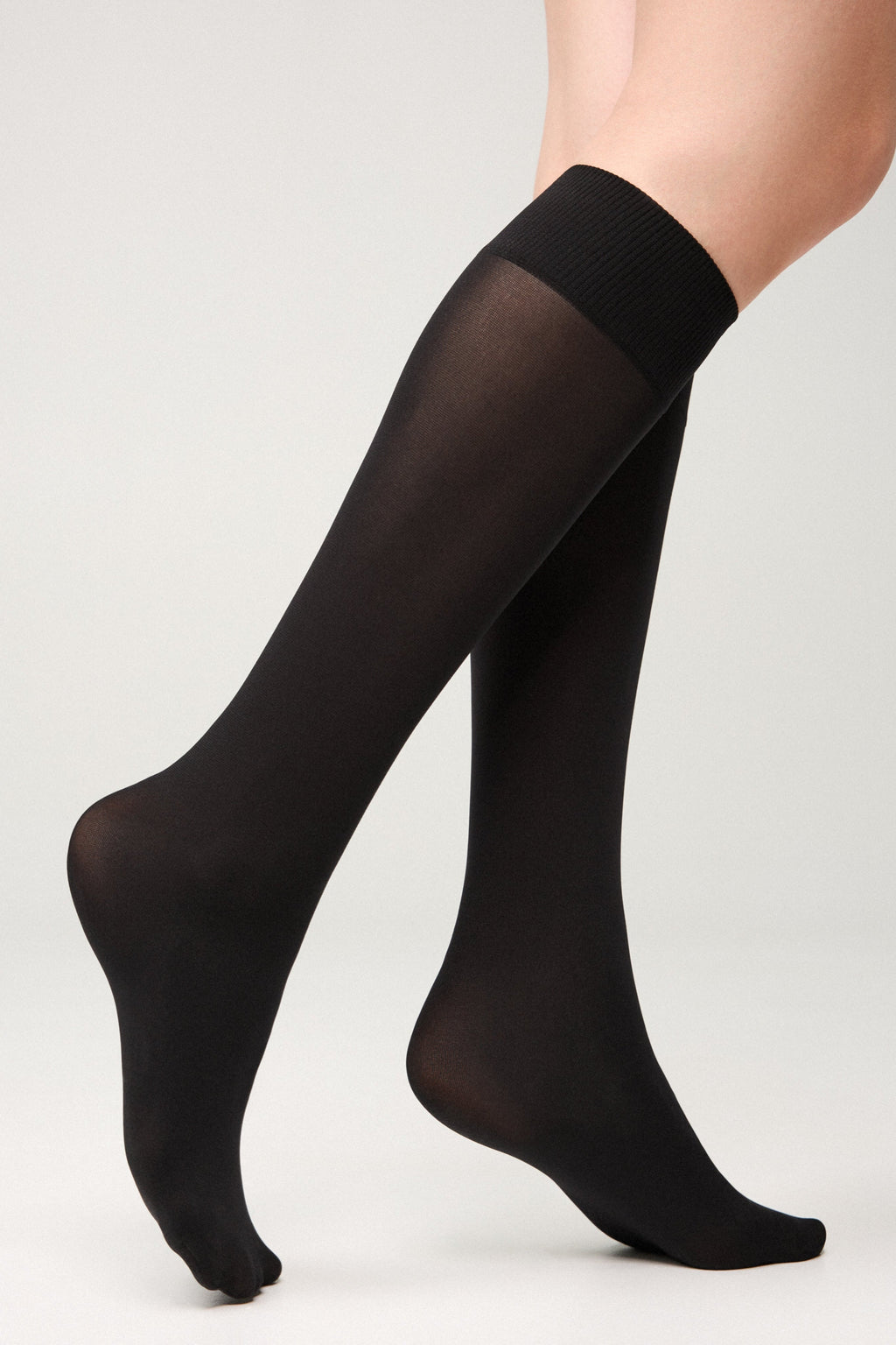 TheRanok.com Knee Highs Conte Microfibra 50 Den (1 pair) — fabric or material detail