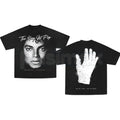 MJ Vintage Pop Music Graphic T-Shirt – Classic King of Pop Retro Tee, Premium 100% Cotton 80s Music Icon Top, Soft Lived-In Heavyweight Legendary Artist Shirt, Made in USA