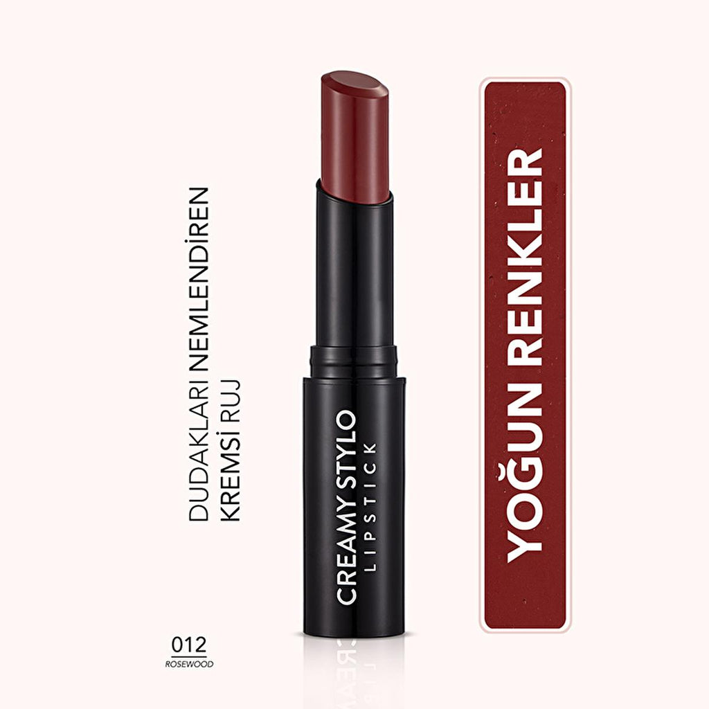 Flormar Creamy Stylo Lipstick - Moisturizing, High Pigment