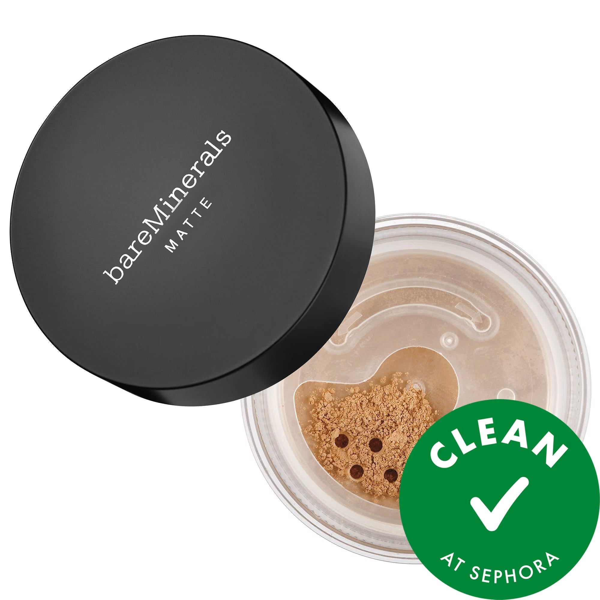 Original Loose Matte Talc-Free Powder Mineral Foundation SPF 15 - Vegan, Cruelty-Free, Buildable Coverage
