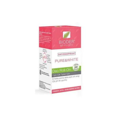 Bioder Antiperspirant Pure Deo Roll-On - Long-Lasting Protection for Sensitive Skin