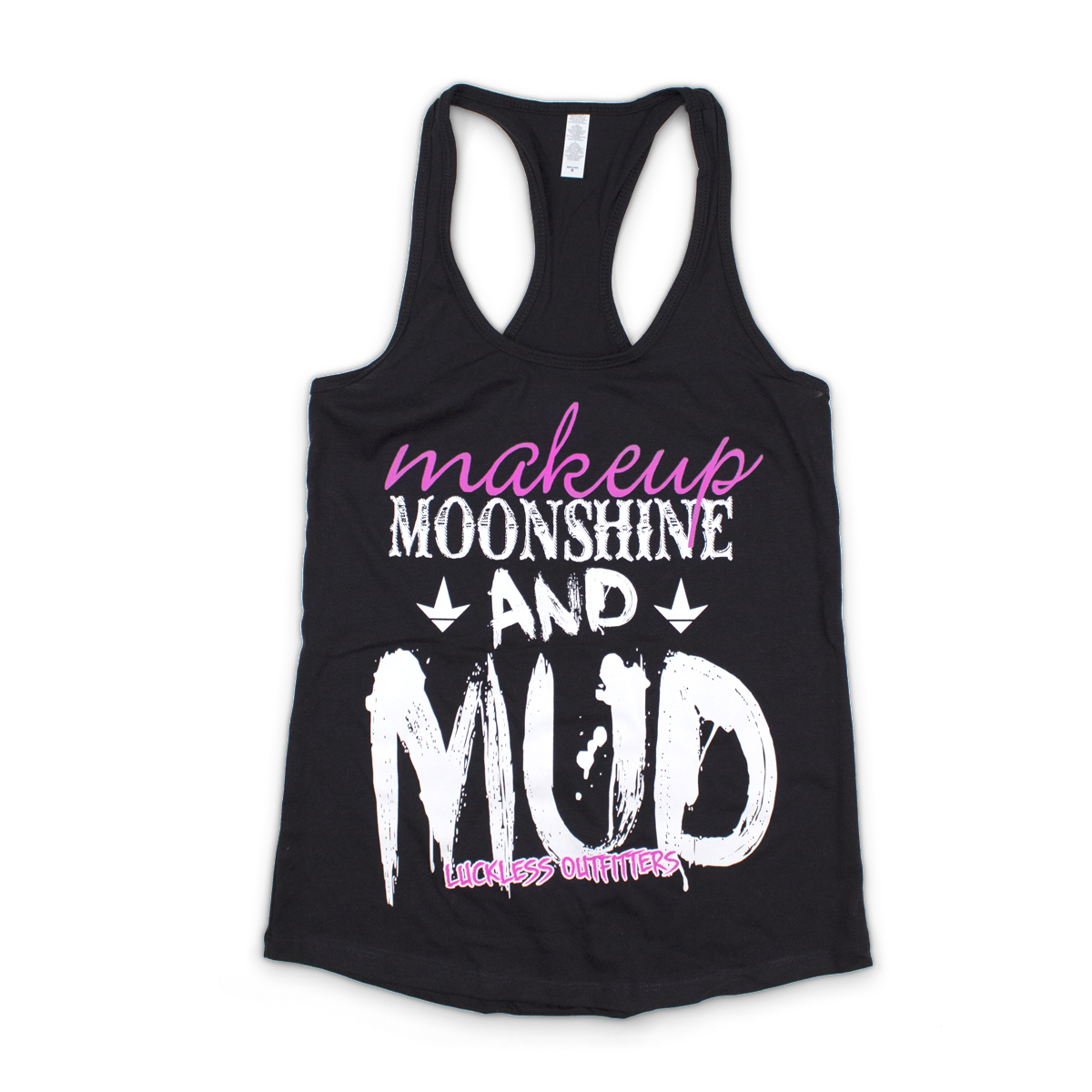 Luckless Outfitters Makeup Moonshine & Mud Tank Top — main product shot