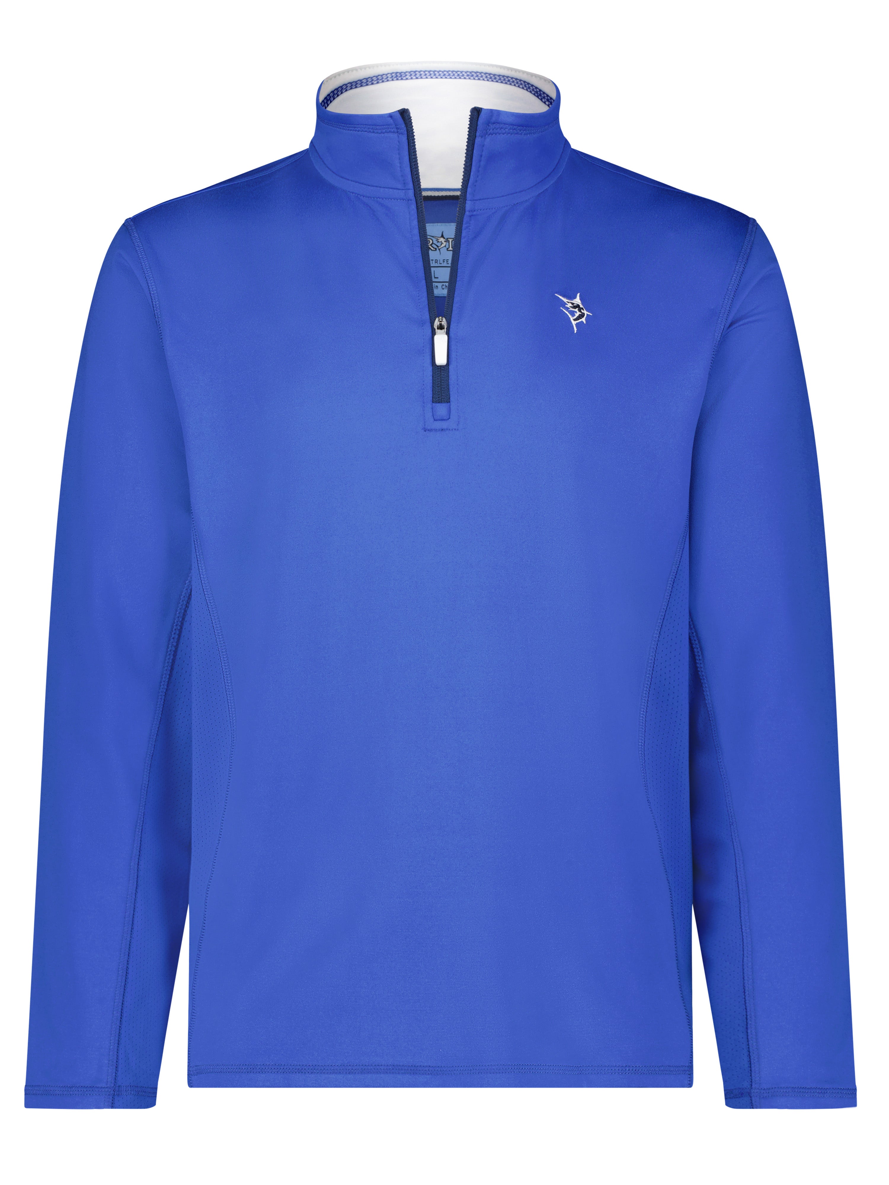 White Water Life White Water Life Montauk Quarter Zip Midweight Comfort — flat-lay composition