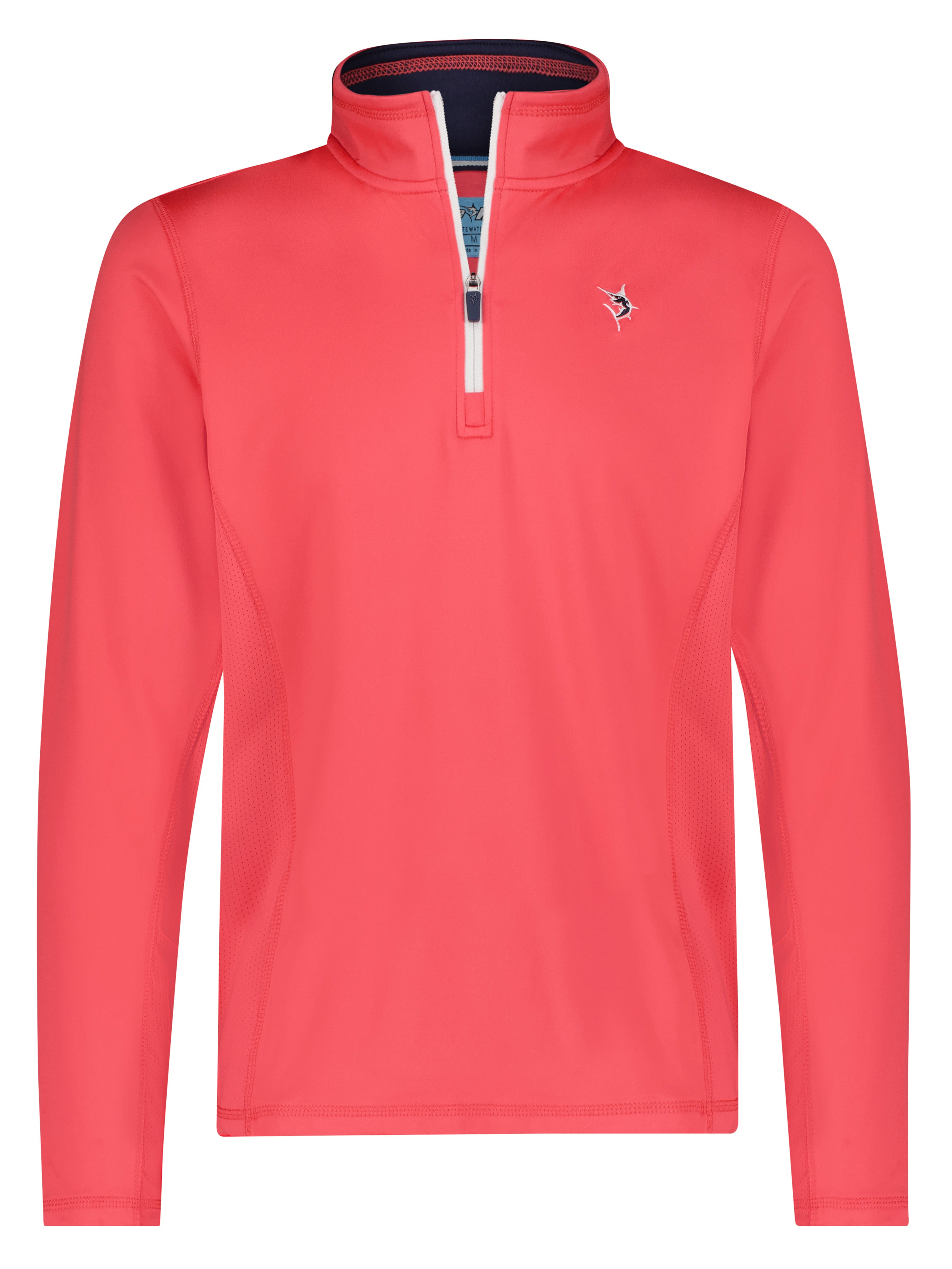 White Water Life White Water Life Montauk Quarter Zip Midweight Comfort — product on model