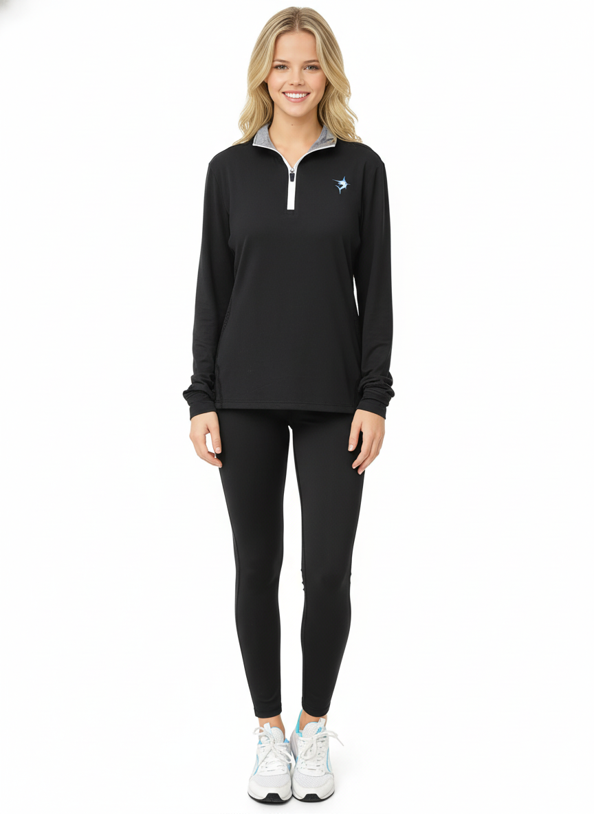 White Water Life Women's Monterey Quarter Zip — main product shot