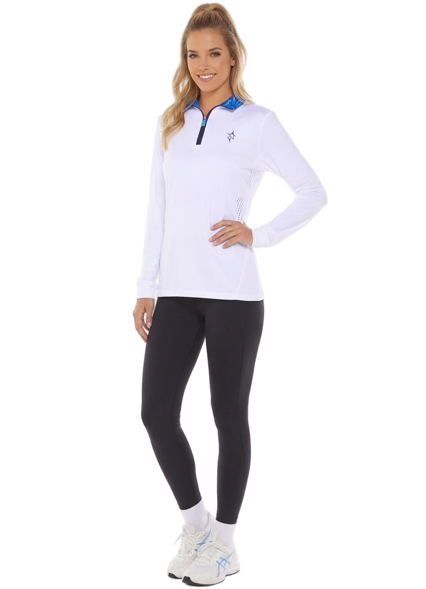White Water Life White Water Life Women's Monterey Quarter Zip — side view