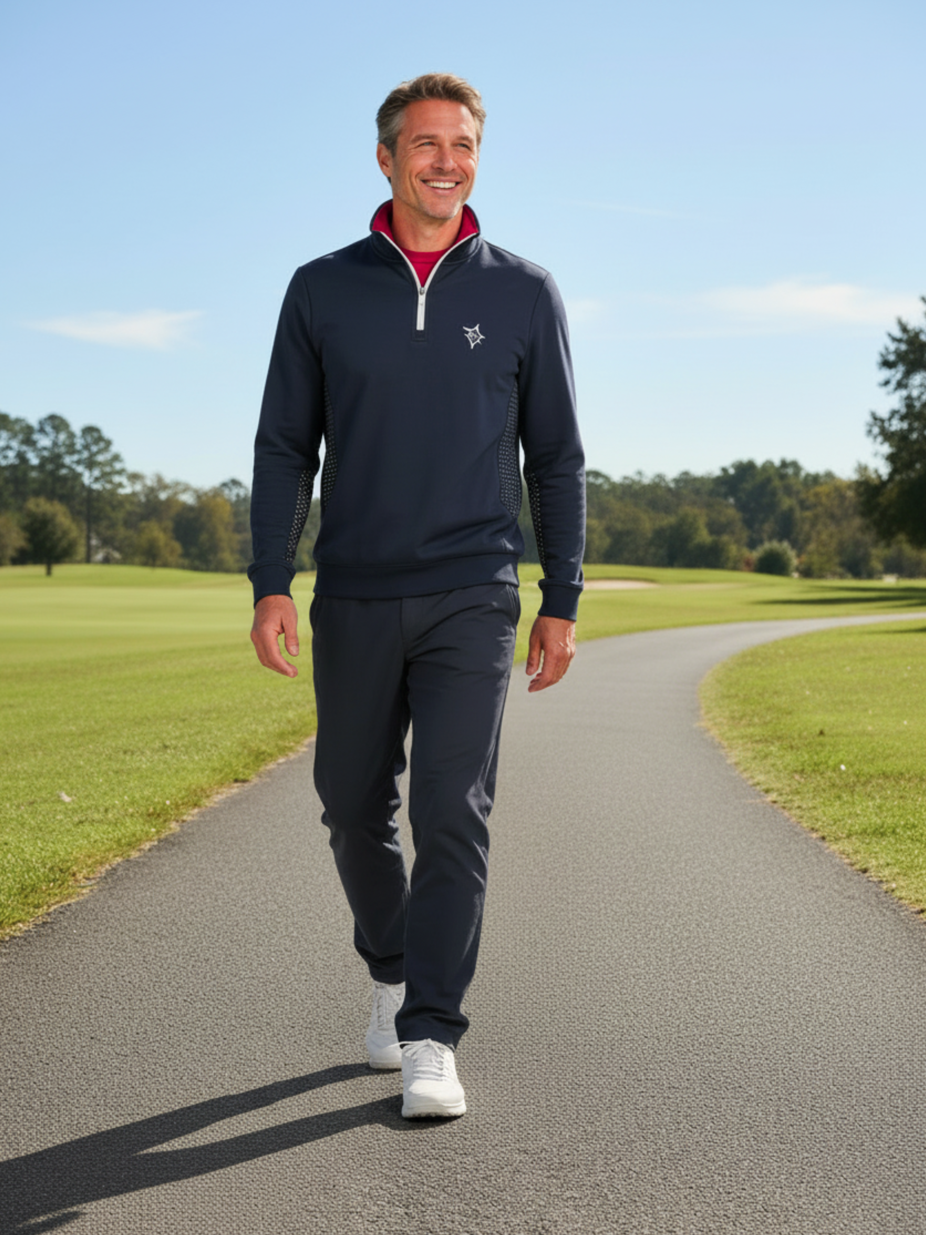 White Water Life Monterey Performance Quarter Zip — long sleeves category context