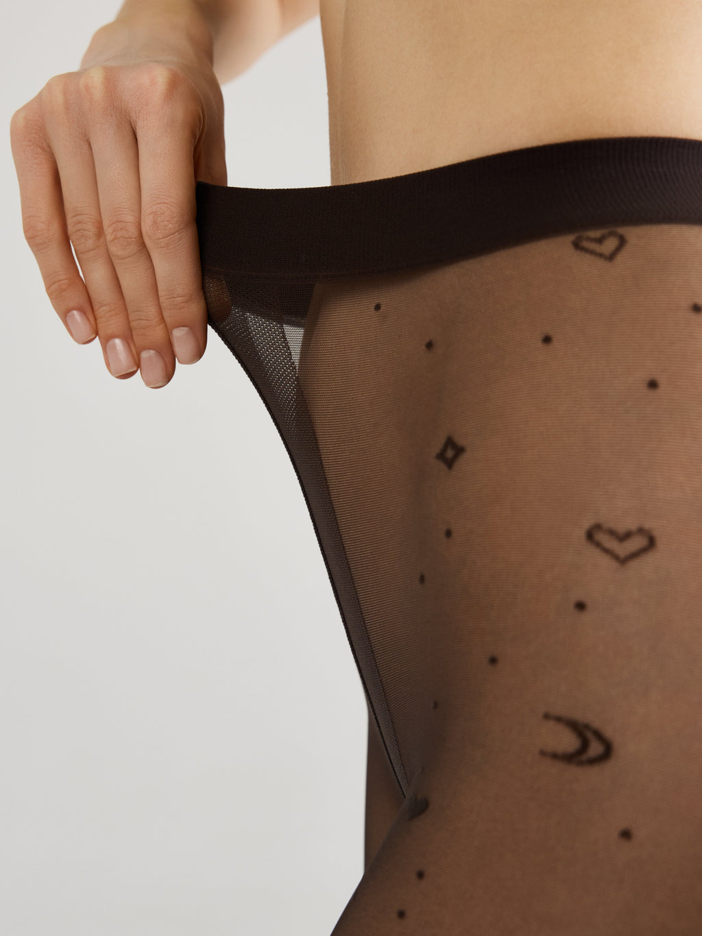 TheRanok.com Fantasy Tights Conte Moon Patterns — comparison shot