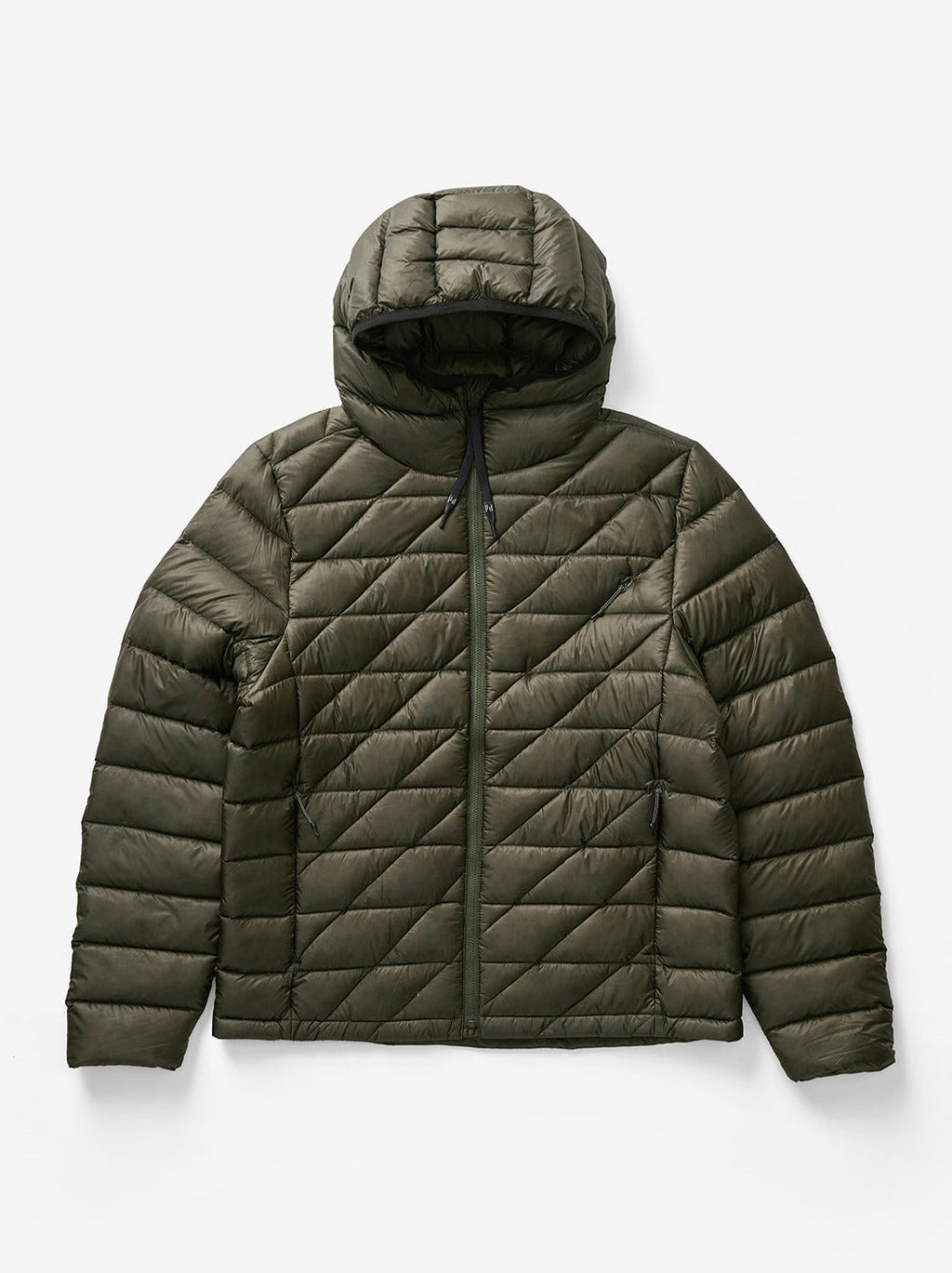 Holden Outerwear Packable Down Jacket - Stone Green — back view