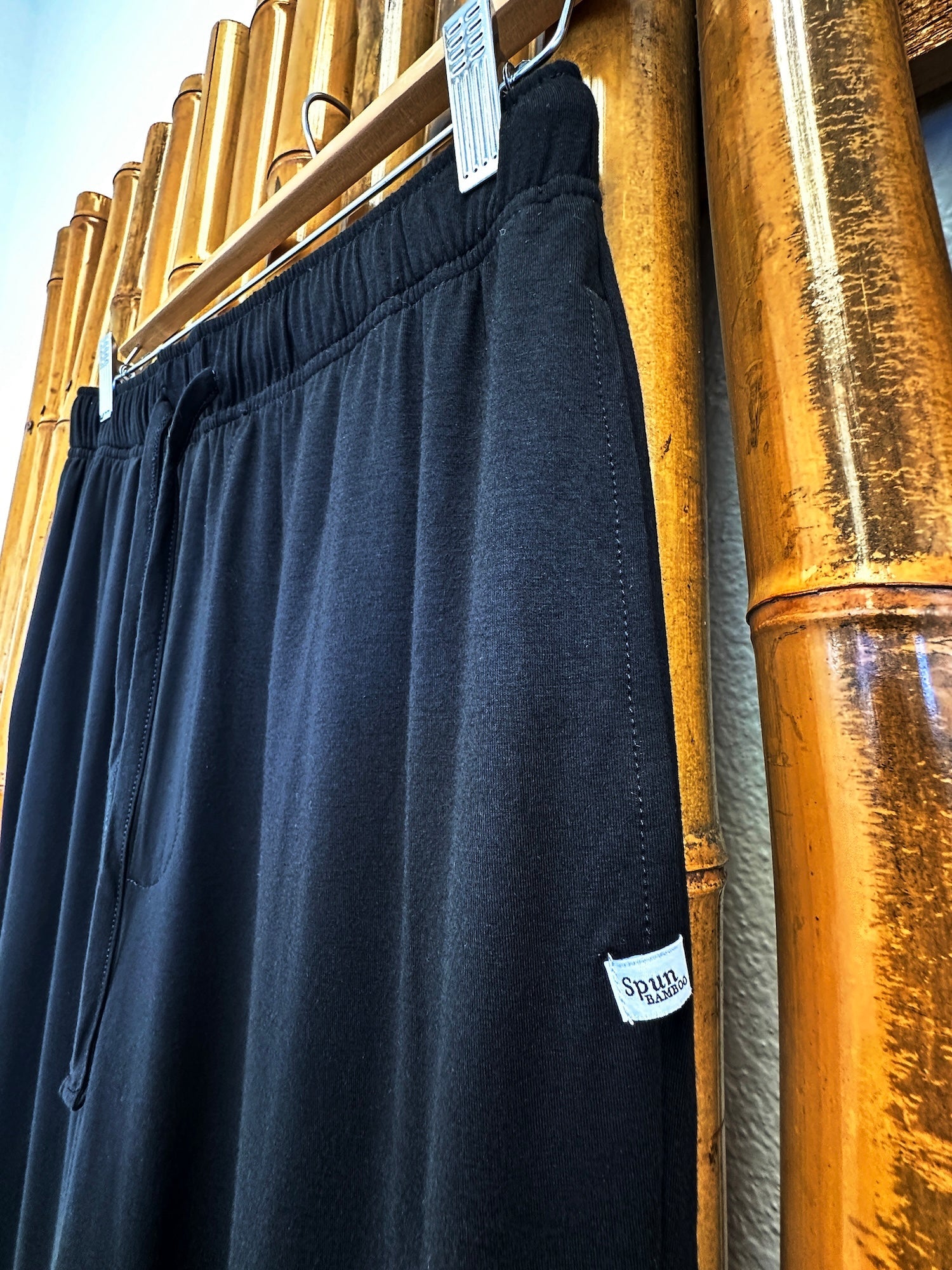 Spun Bamboo Men's Soft Bamboo Lounge Pajama Pants — color detail