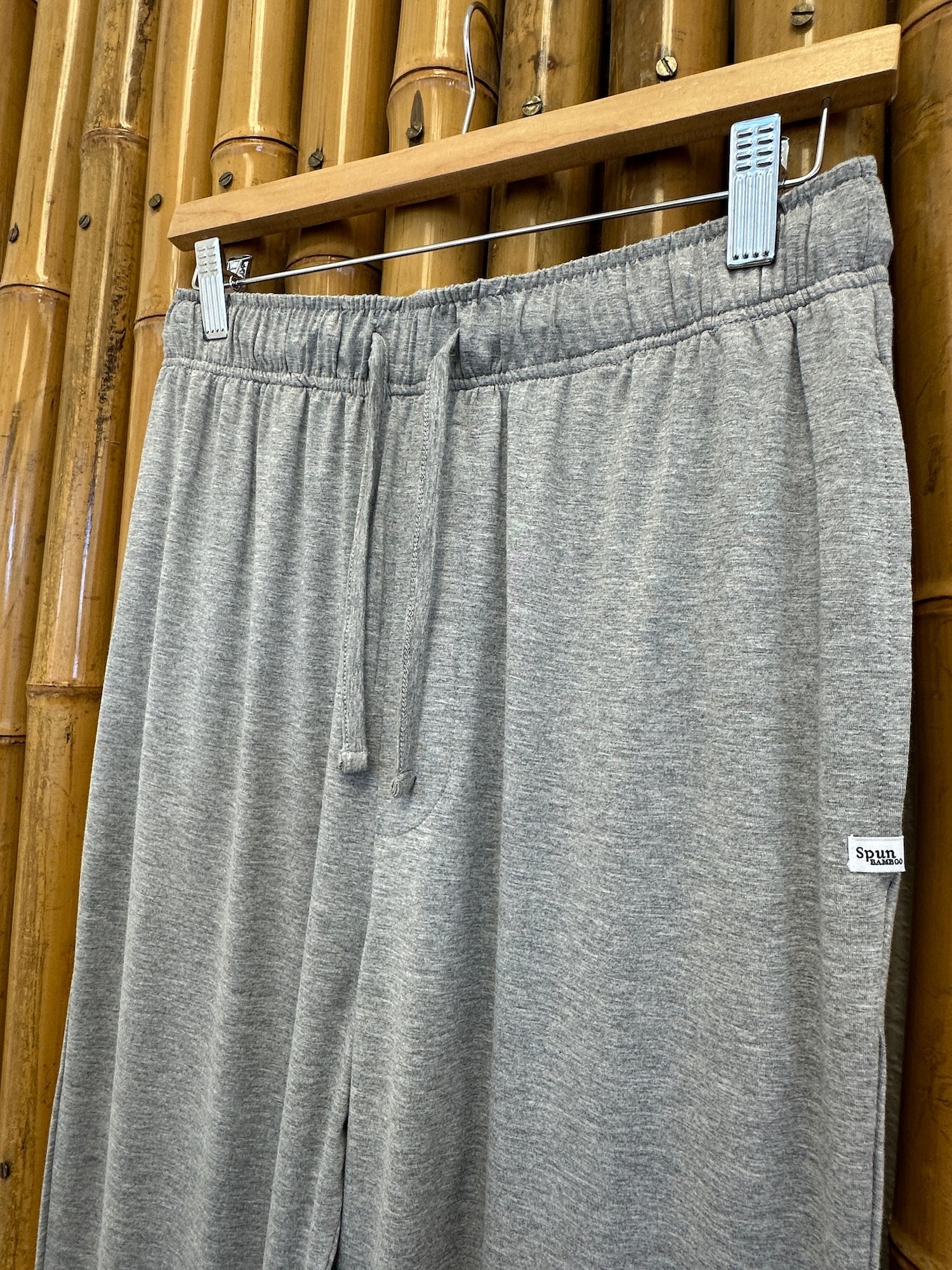 Spun Bamboo Men's Soft Bamboo Lounge Pajama Pants — in-use photo