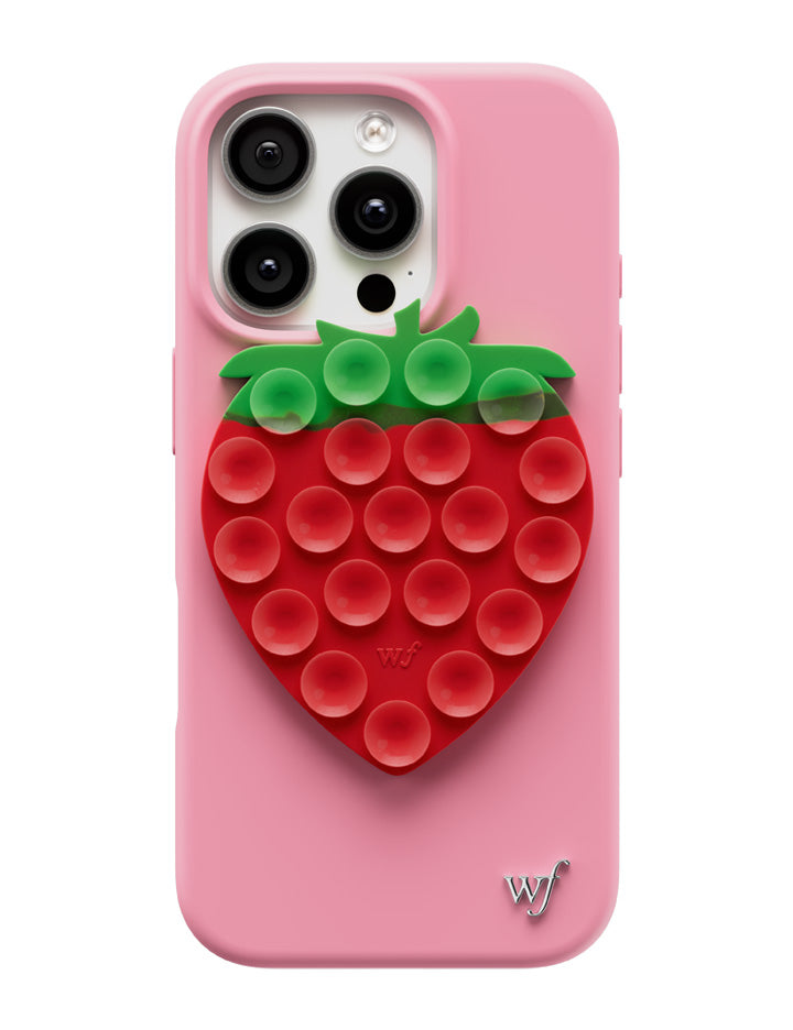Magsafe Strawberry Selfie Stickeez